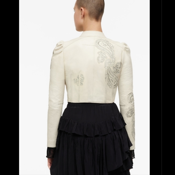 BNWT! ZARA Limited Edition genuine Leather Jacket - Picture 8 of 11